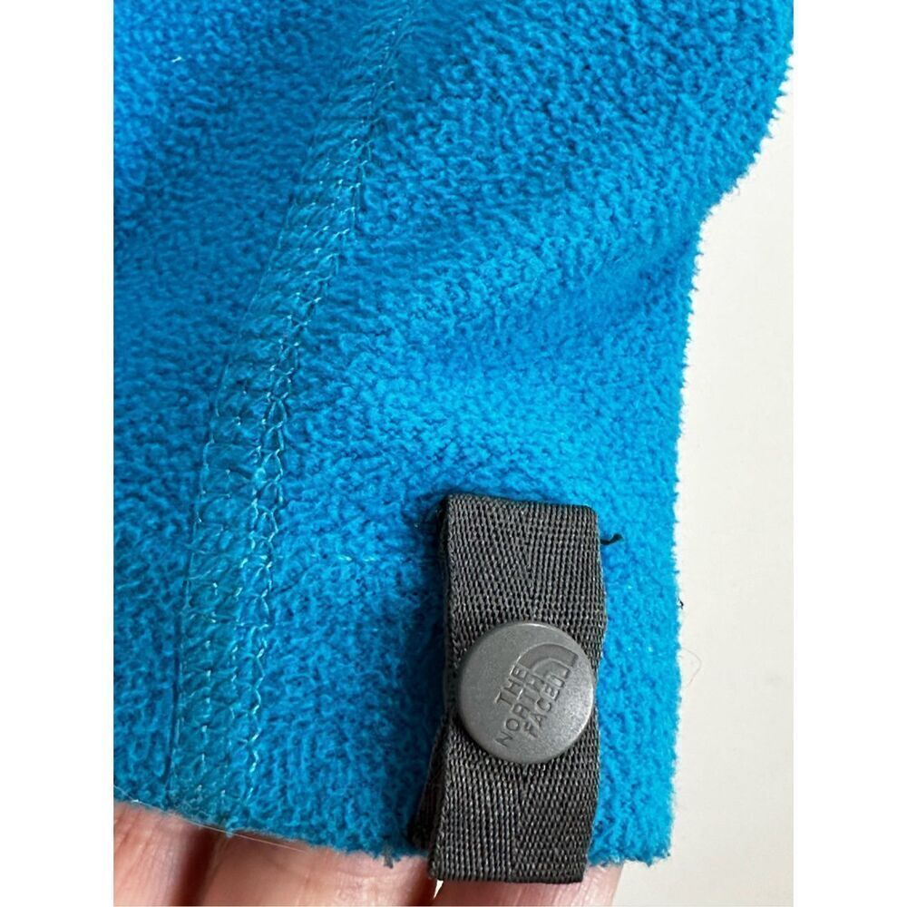 The North Face size M fleece turquoise jacket full zipper - Picture 6 of 12